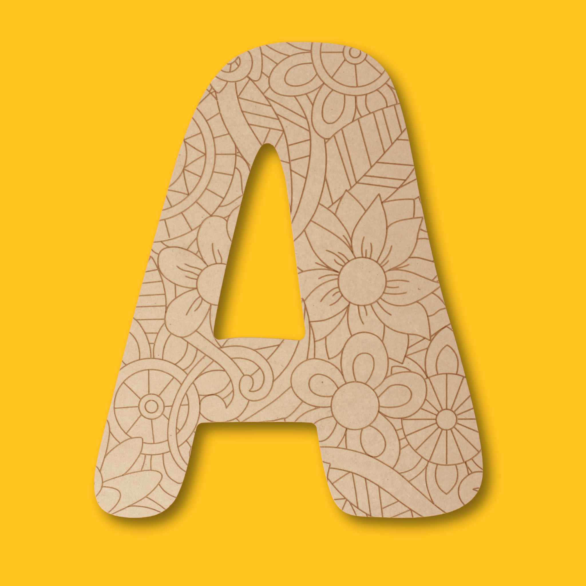 Statement Maker Letters & Numbers Engraved Art Board