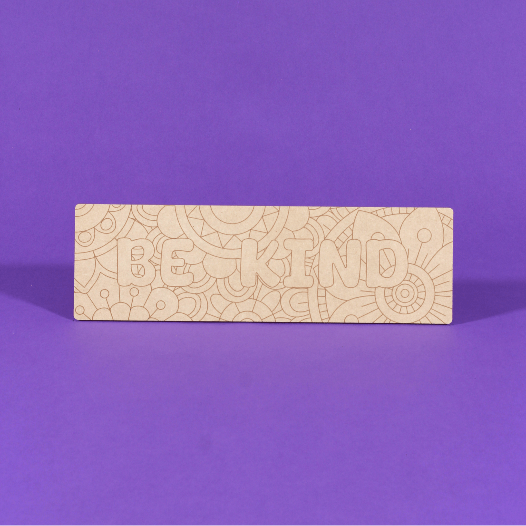 Be Kind Engraved Quote Art Board