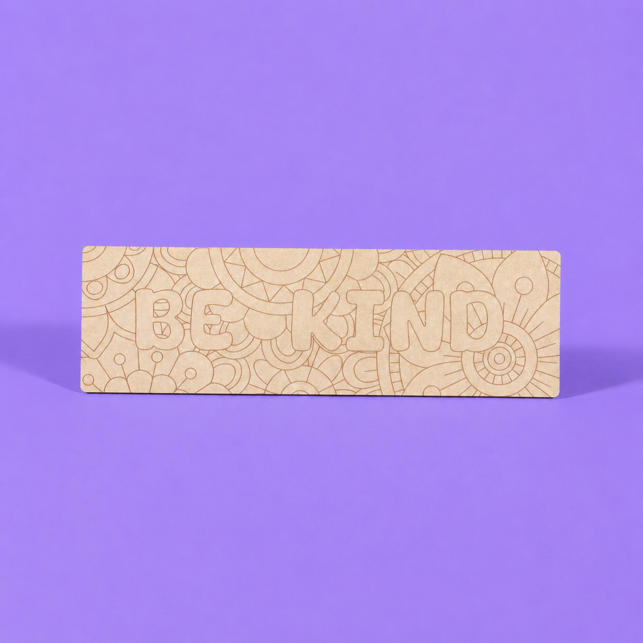 Be Kind Engraved Quote Art Board