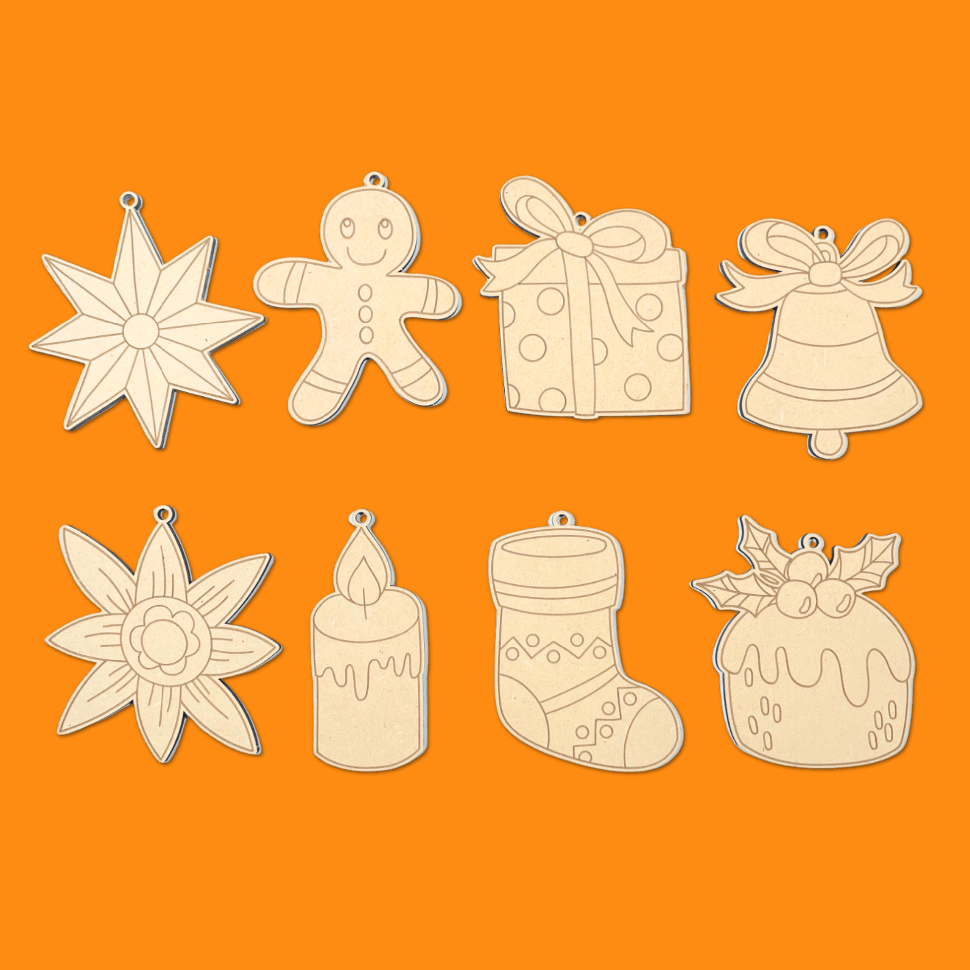 Christmas Classics Ornaments set of 8