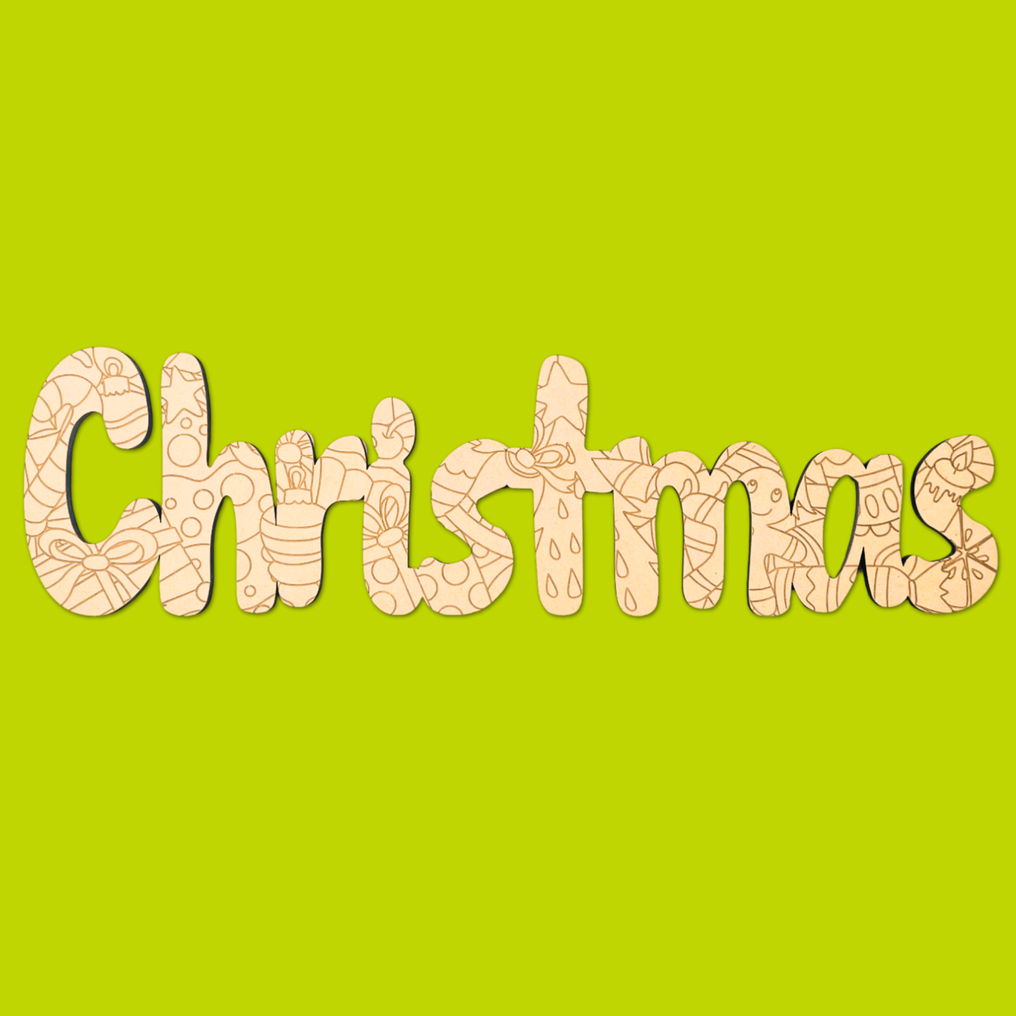 “Christmas” Engraved Art Board