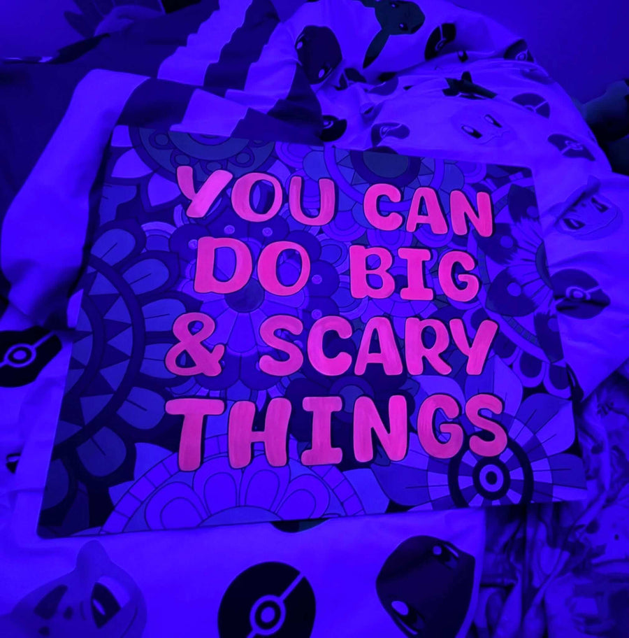 UGC photo for You Can Do Big & Scary Things Engraved Quote Board