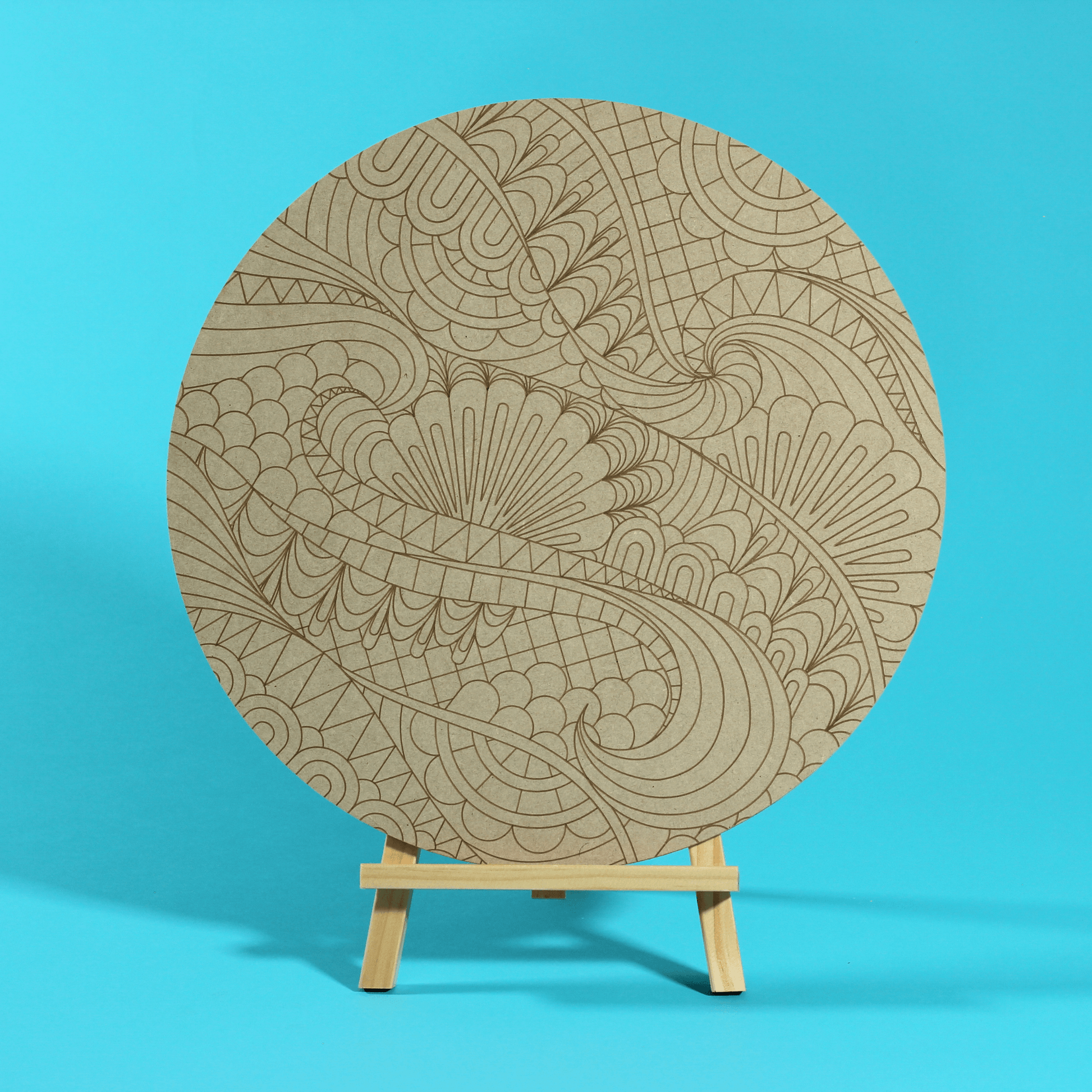 "Crescendo" Engraved Circle Art Board