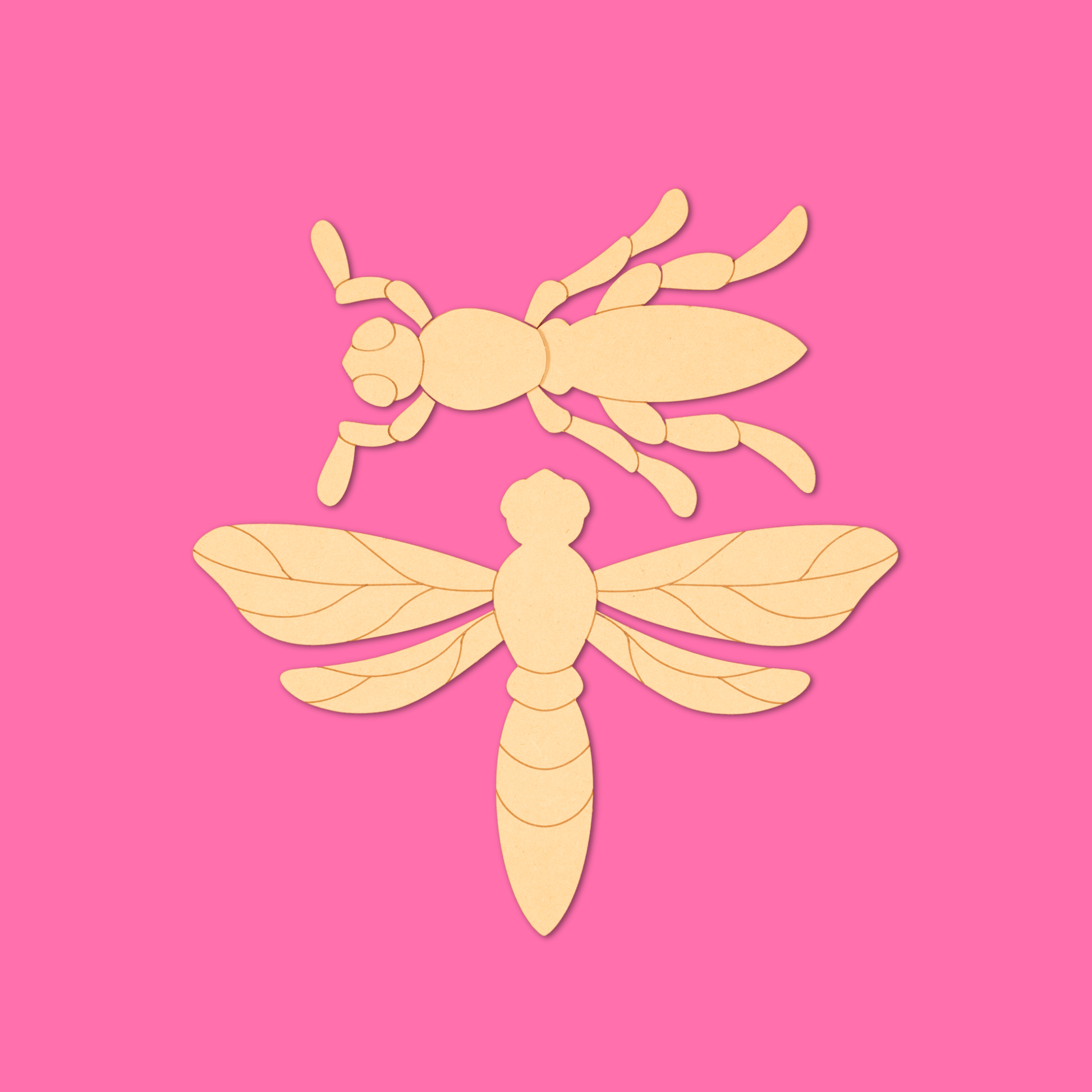 “Amber” Wasp layered DIY Decor