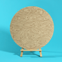 "Drift" Engraved Circle Art Board