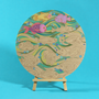 "Drift" Engraved Circle Art Board