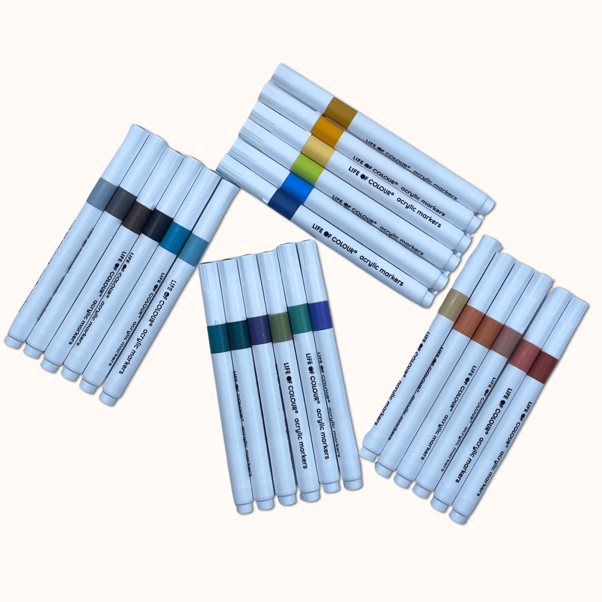Acrylic Markers - Earth Colours - Set of 24