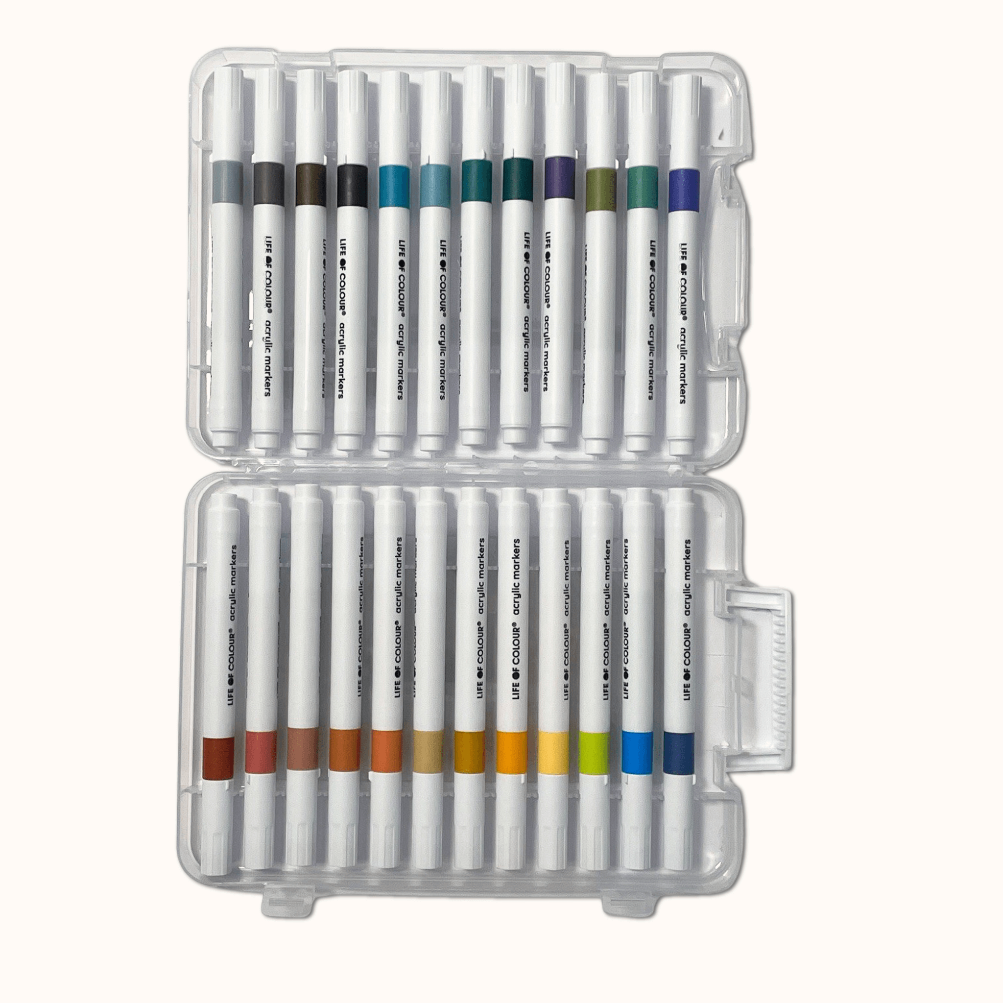 Acrylic Markers - Earth Colours - Set of 24