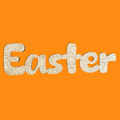 "Easter" Engraved Word Art Board