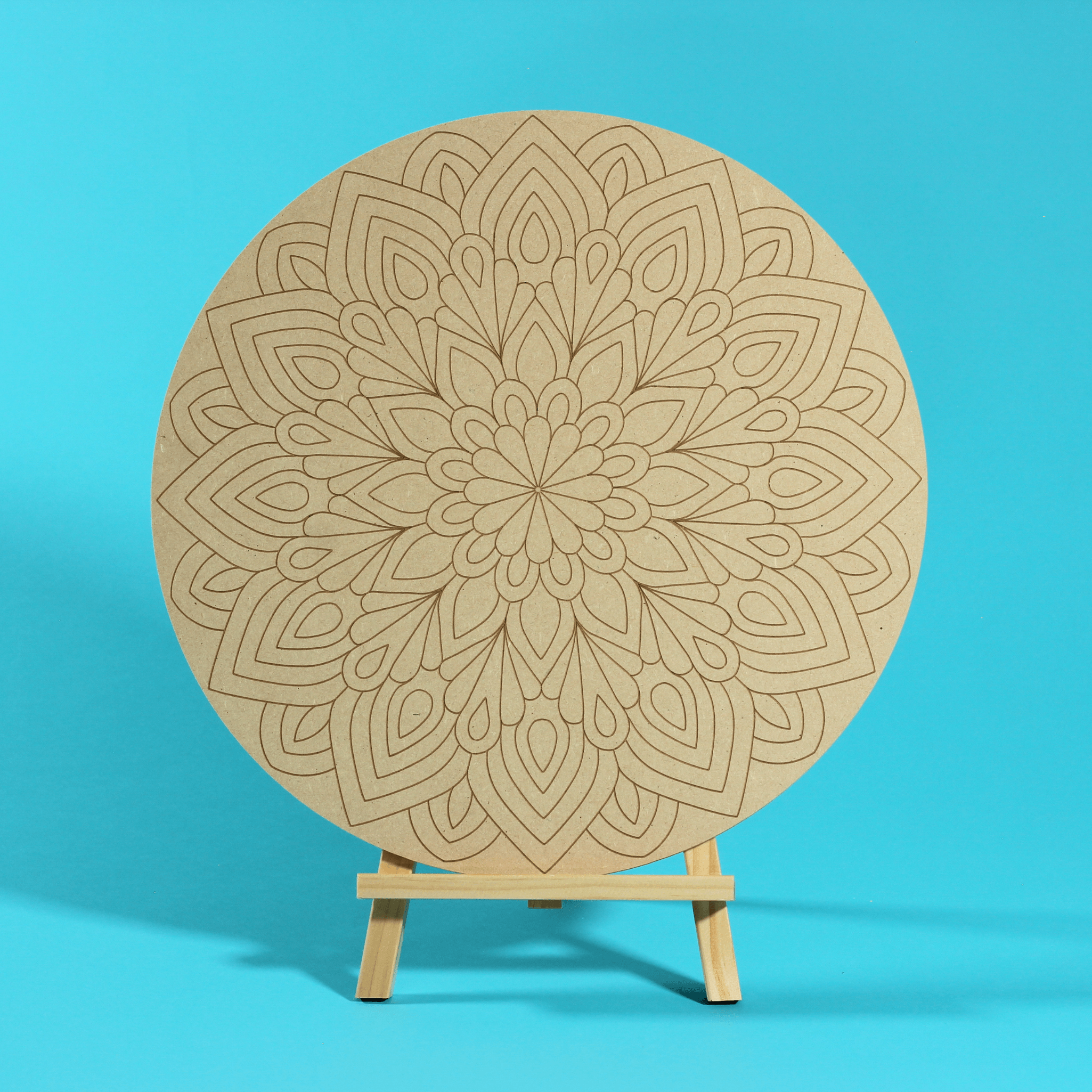 "Echo" Mandala Engraved Circle Art Board