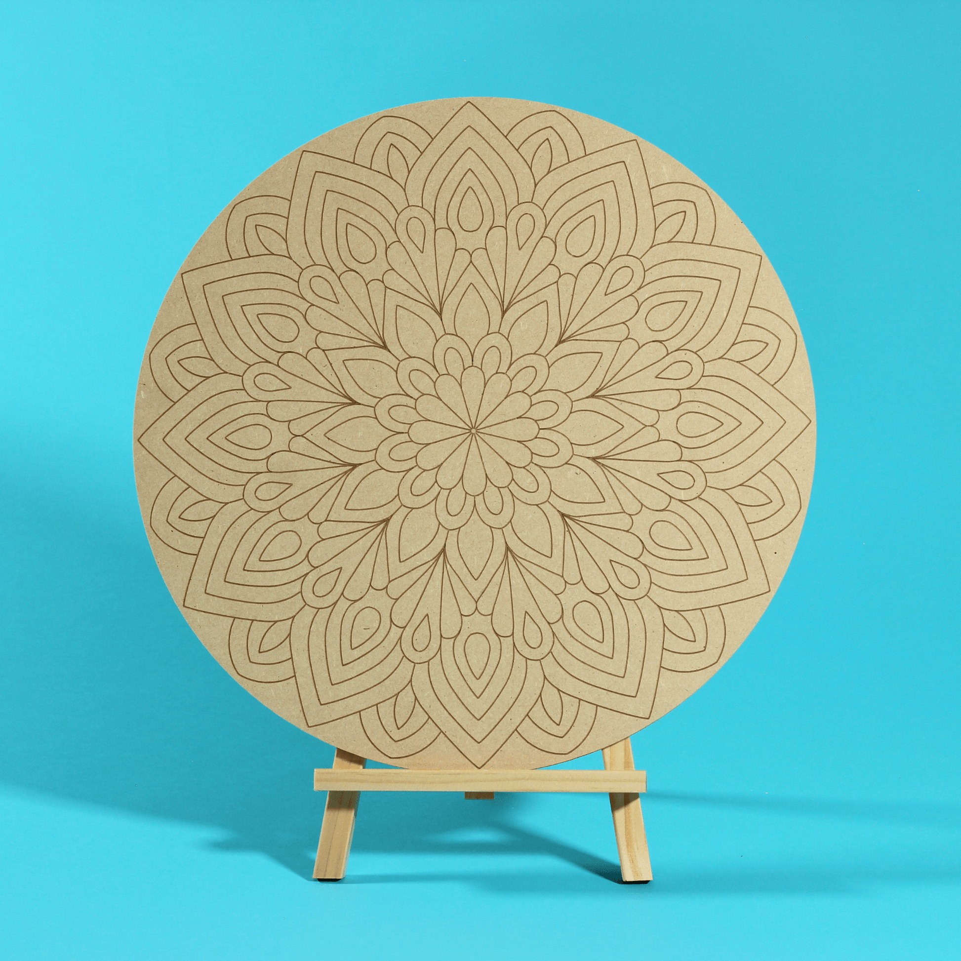 "Echo" Mandala Engraved Circle Art Board