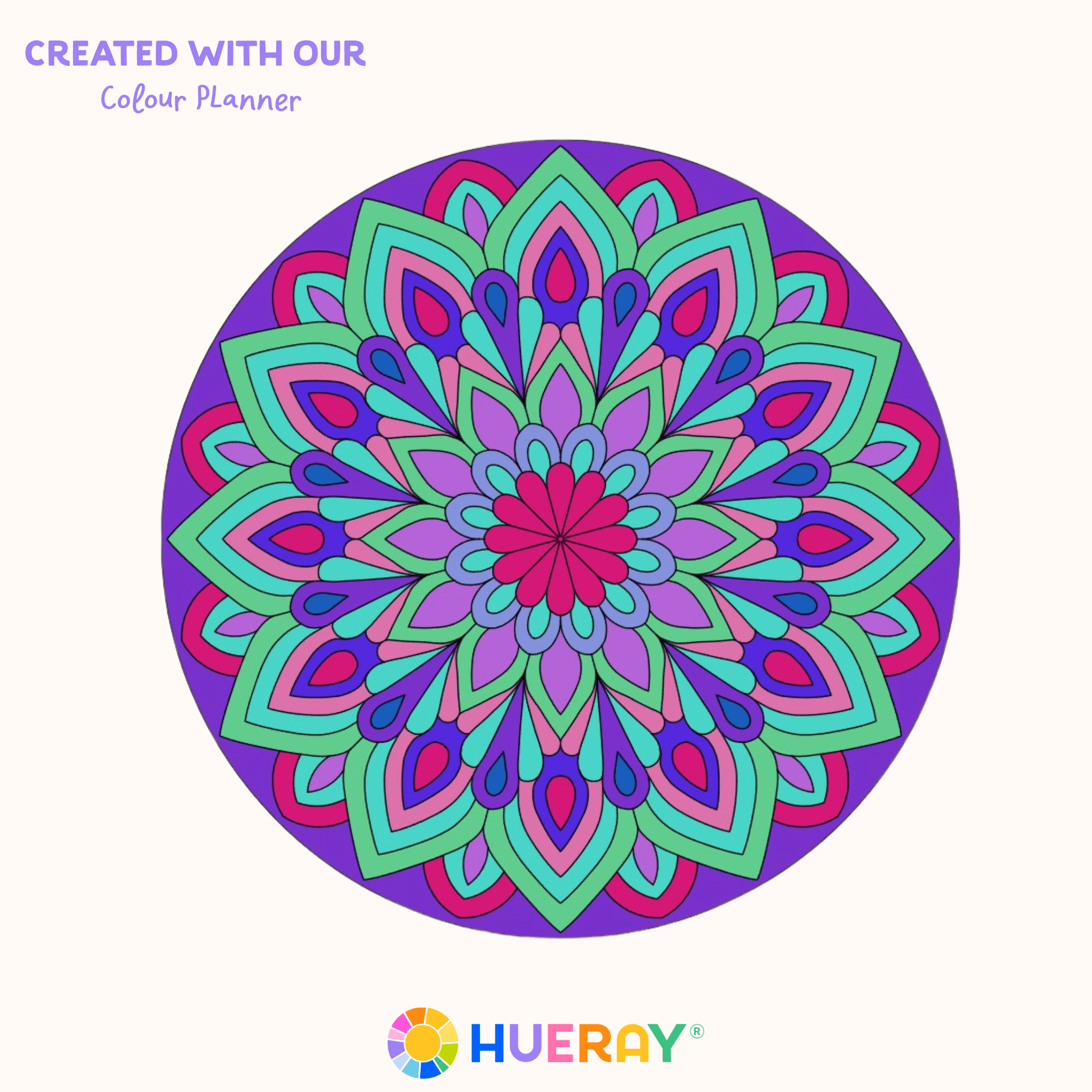 "Echo" Mandala Engraved Circle Art Board