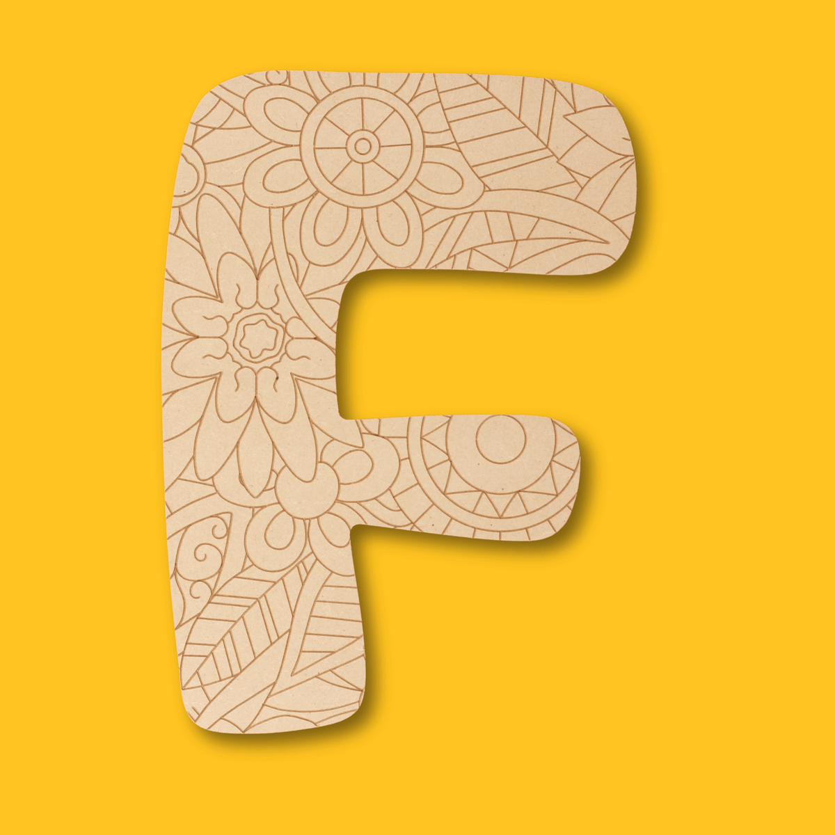 Statement Maker Letters & Numbers Engraved Art Board