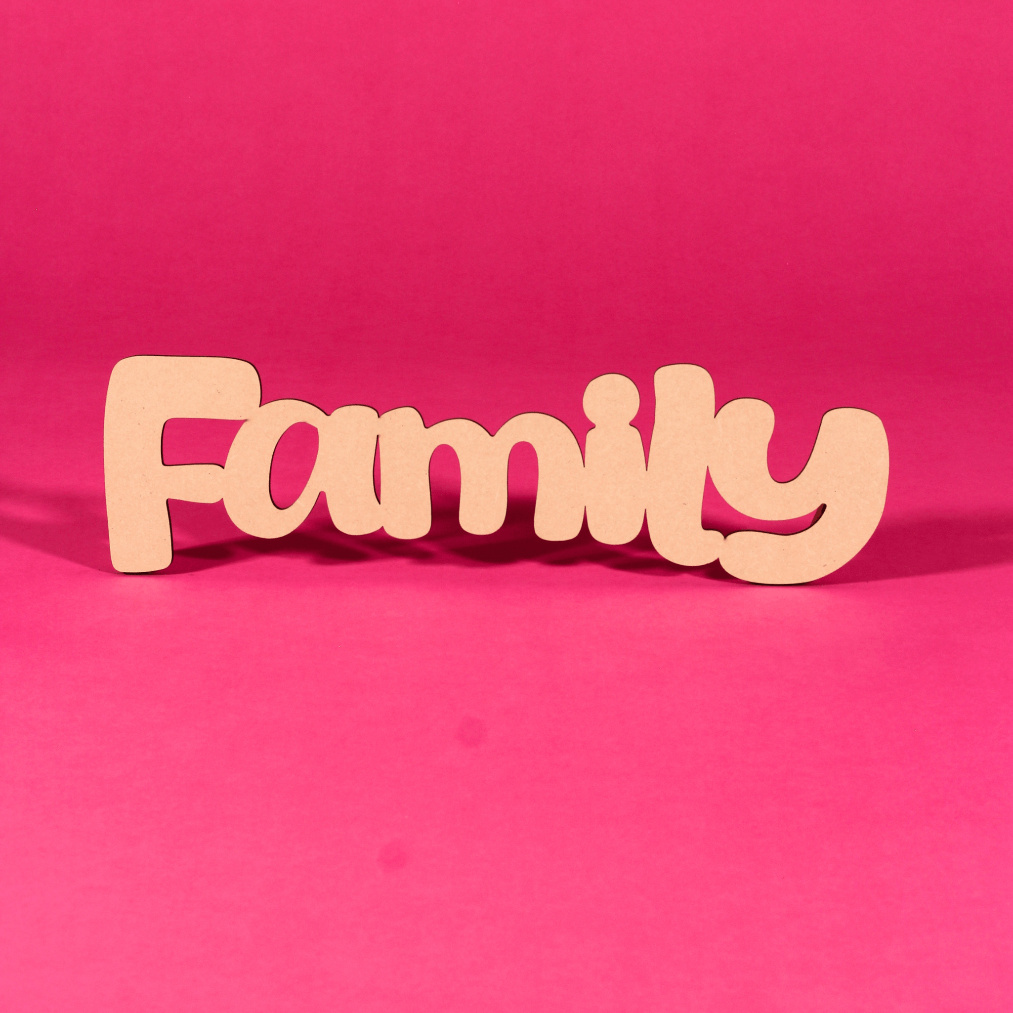 “Family” Blank MDF Art Board
