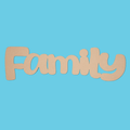 “Family” Blank MDF Art Board