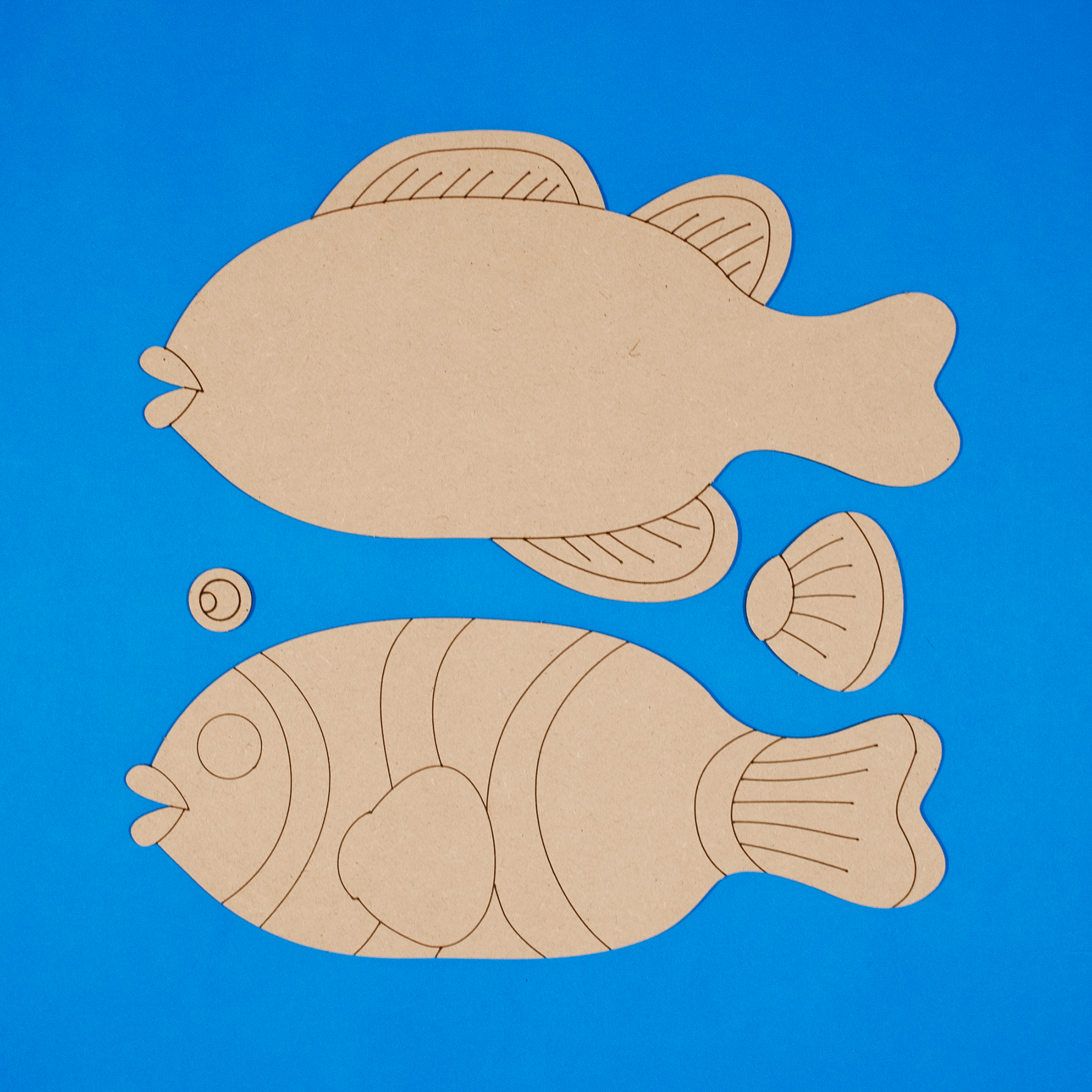 Pogo Fish layered DIY Decor