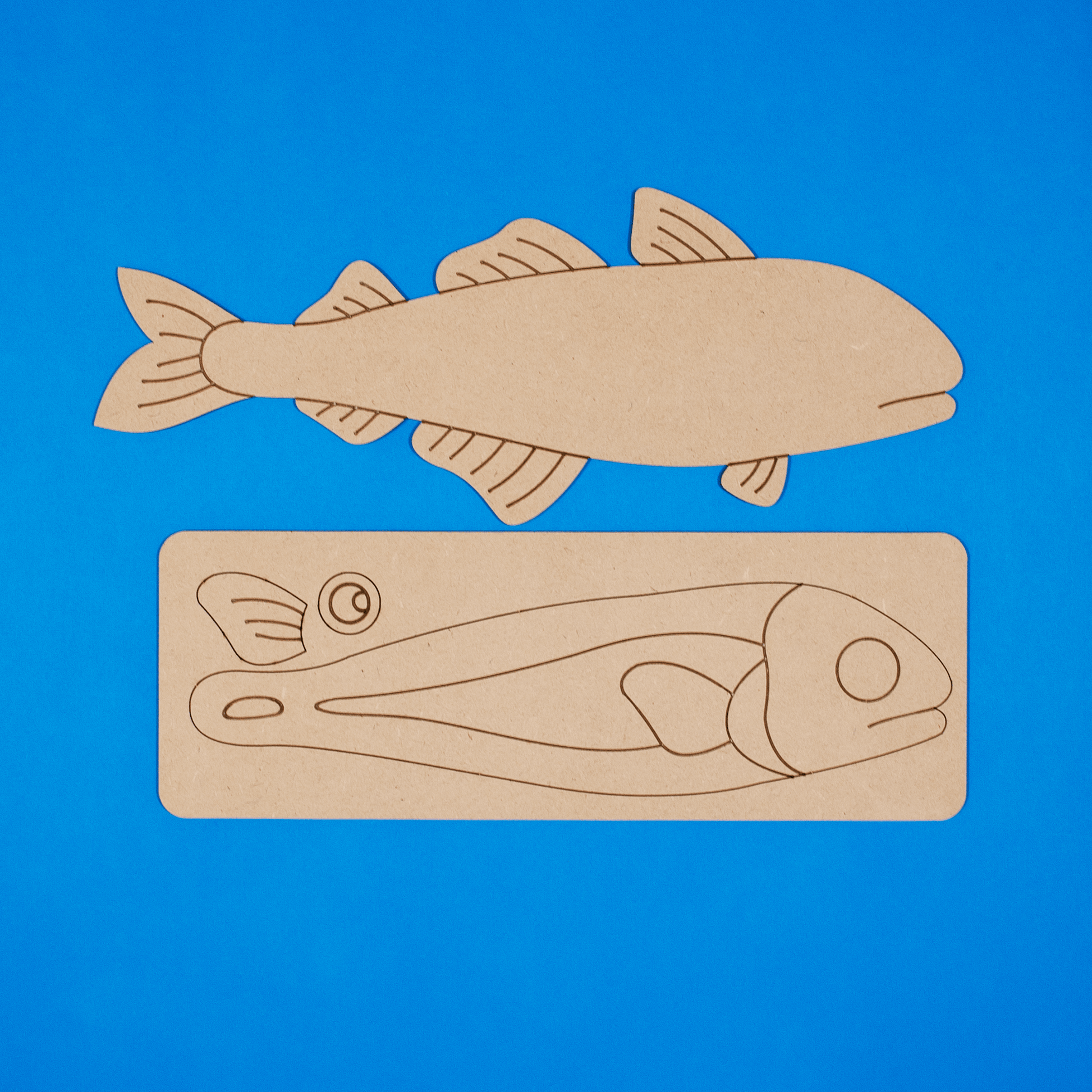 Ripple Fish layered DIY Decor