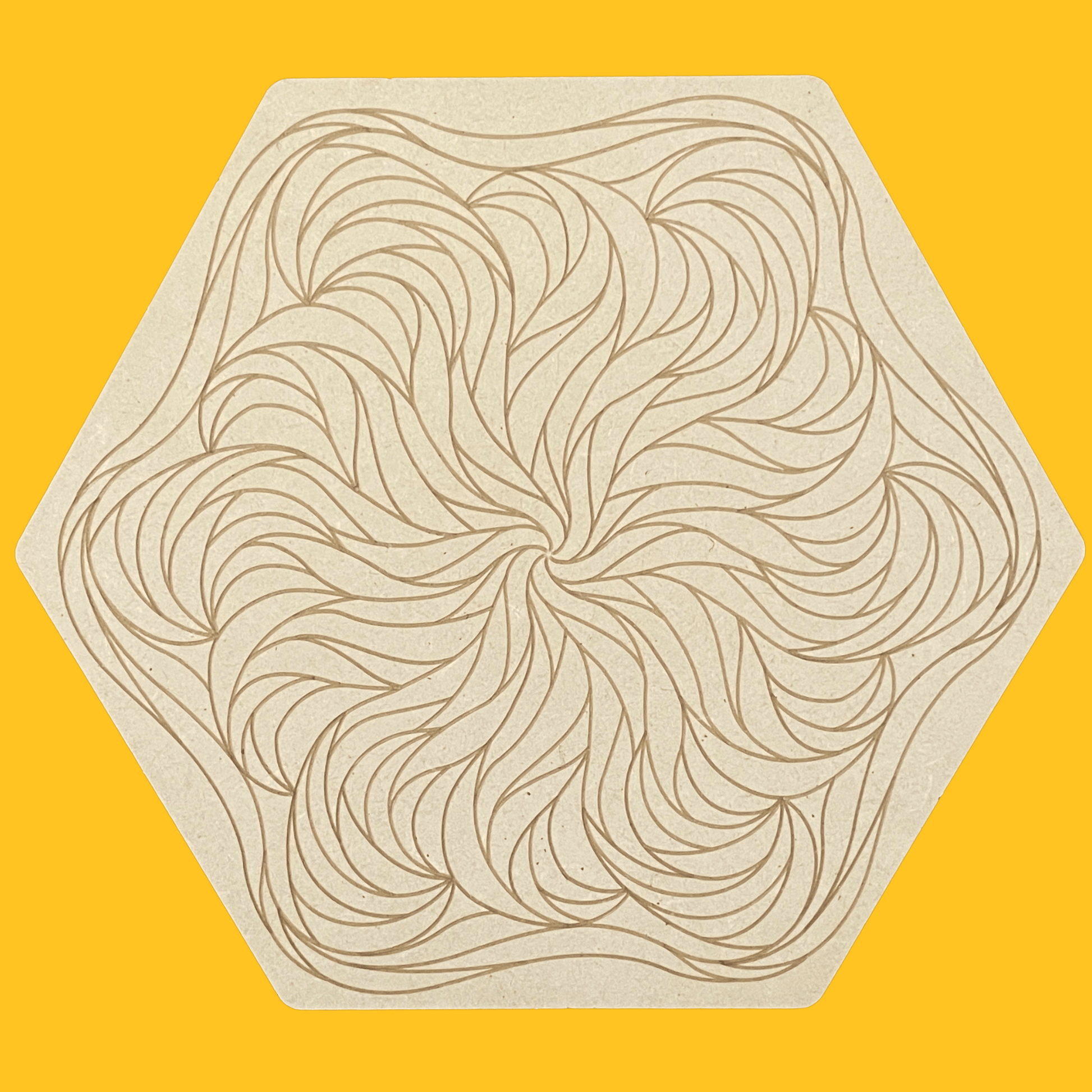 Flow Deco Tiles Engraved Art Board Set