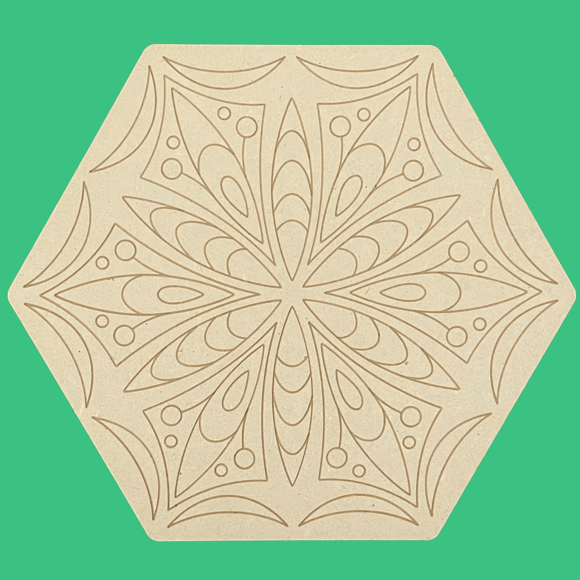 Flow Deco Tiles Engraved Art Board Set