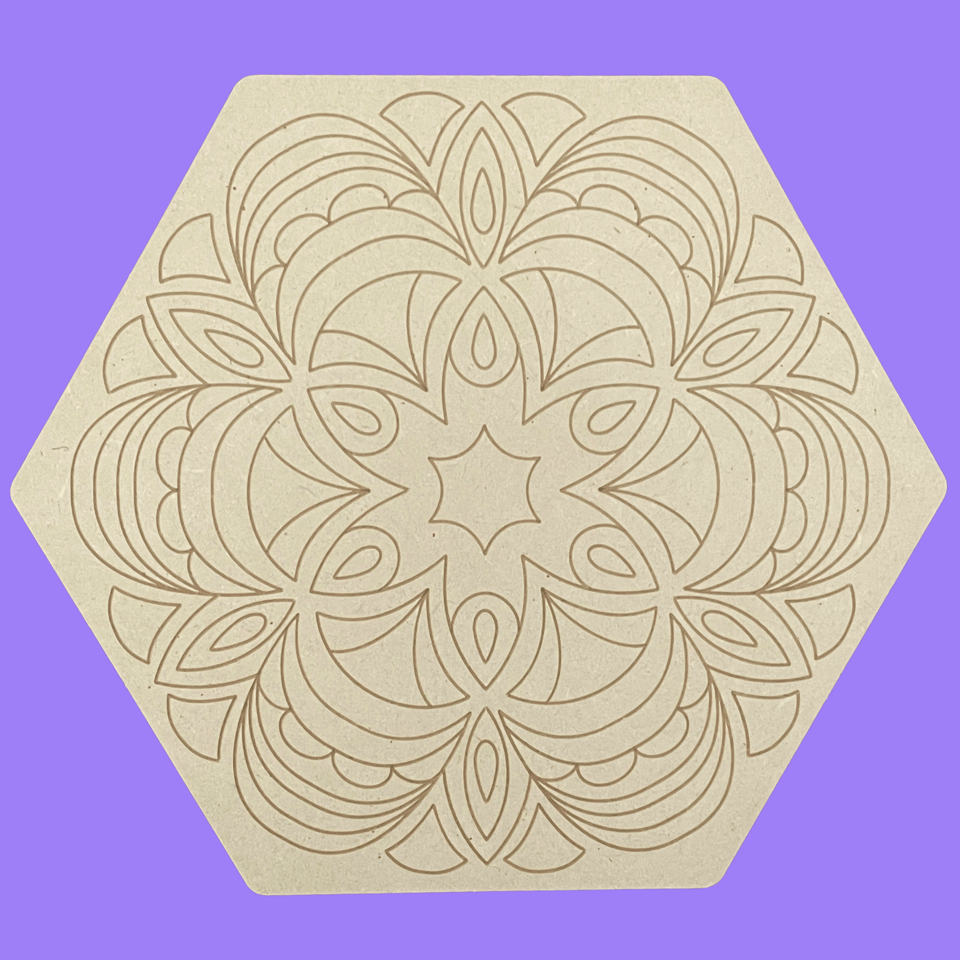 Flow Deco Tiles Engraved Art Board Set