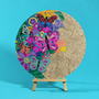 "Flutter" Engraved Circle Art Board