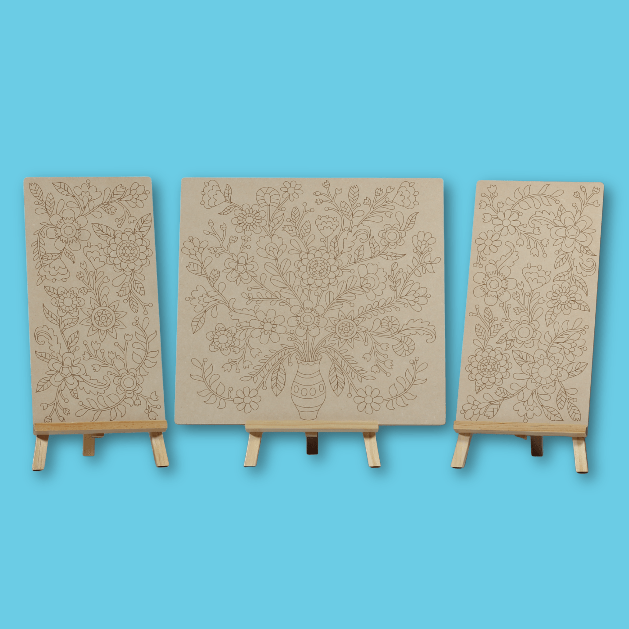 Folk Garden Engraved Art Boards