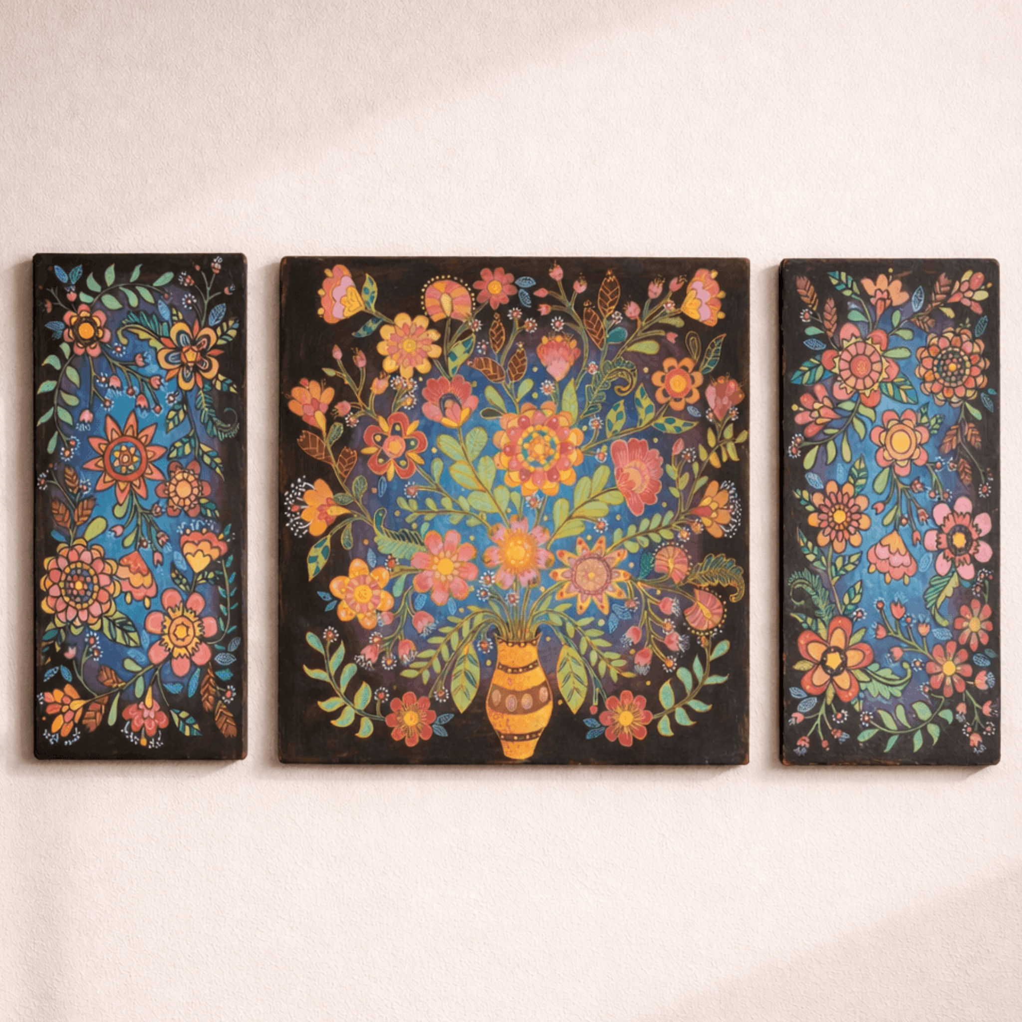Folk Garden Engraved Art Boards
