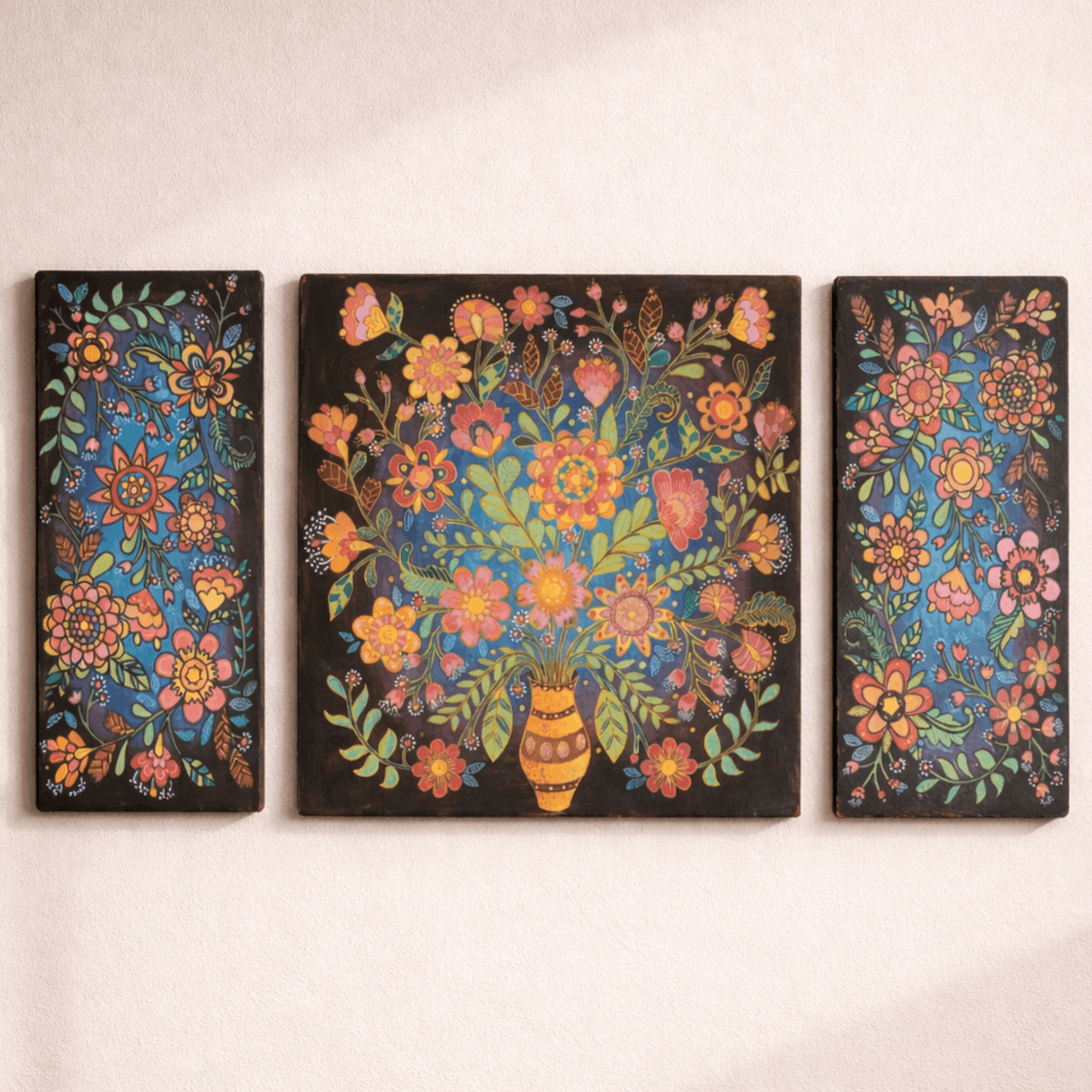 Folk Garden Engraved Art Boards