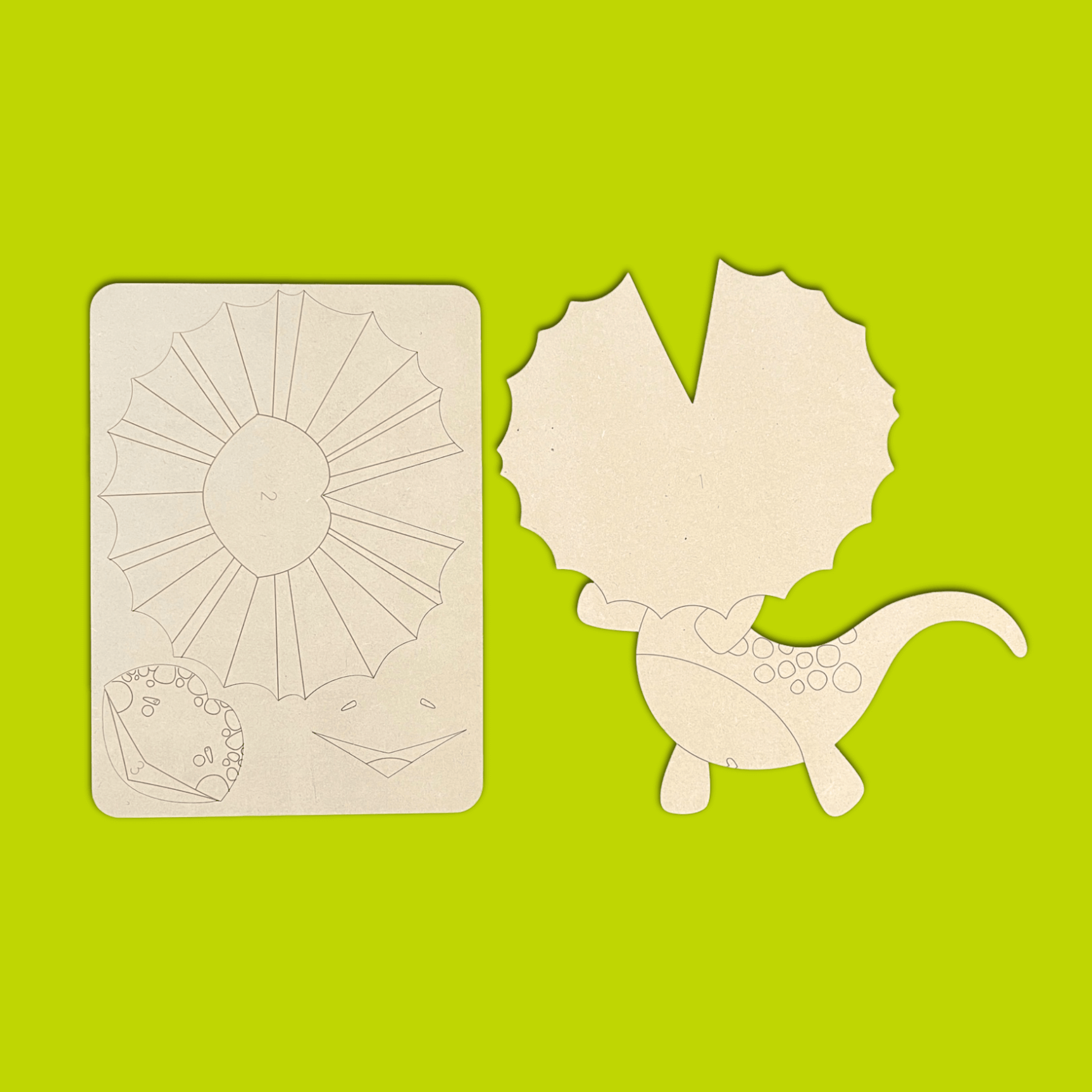 "Frankie" the Frilly Kutopia Kin Layered DIY Decor