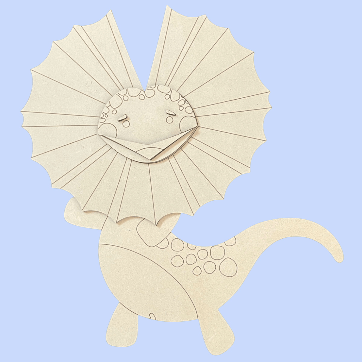 "Frankie" the Frilly Kutopia Kin Layered DIY Decor