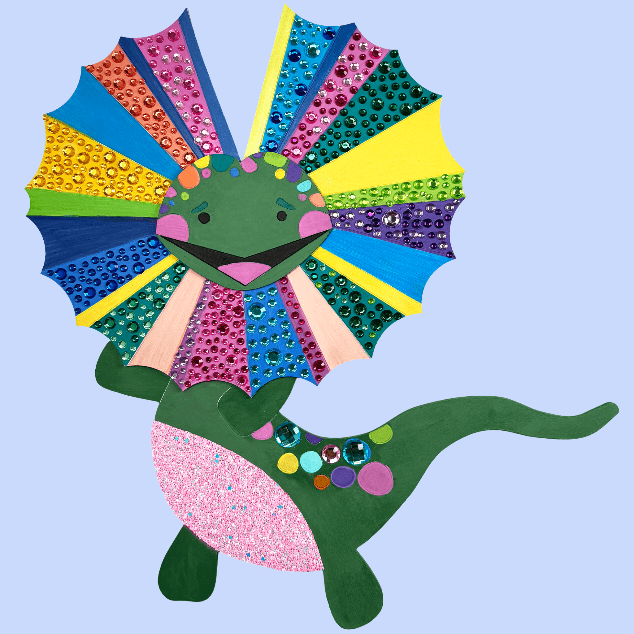 "Frankie" the Frilly Kutopia Kin Layered DIY Decor