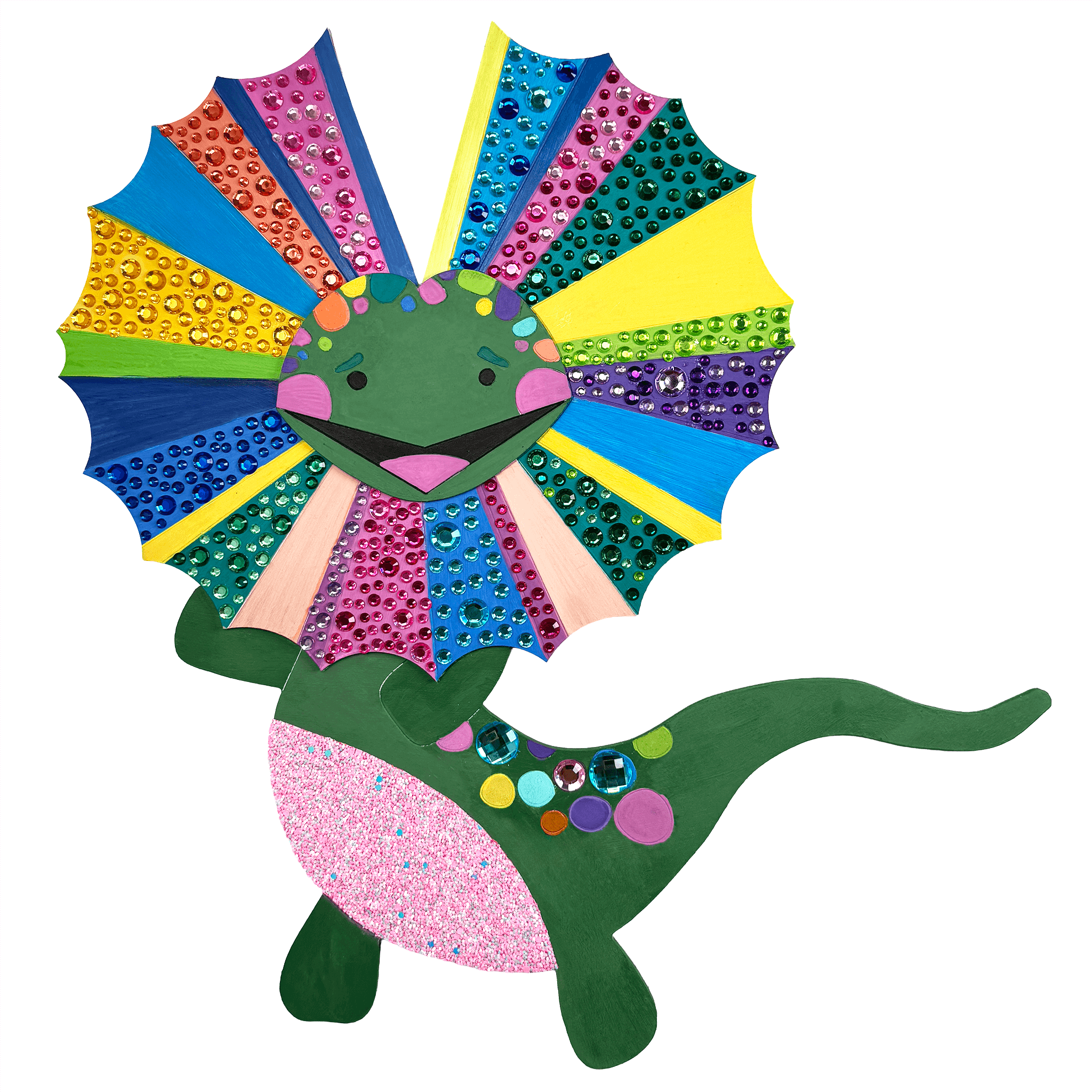 "Frankie" the Frilly Kutopia Kin Layered DIY Decor