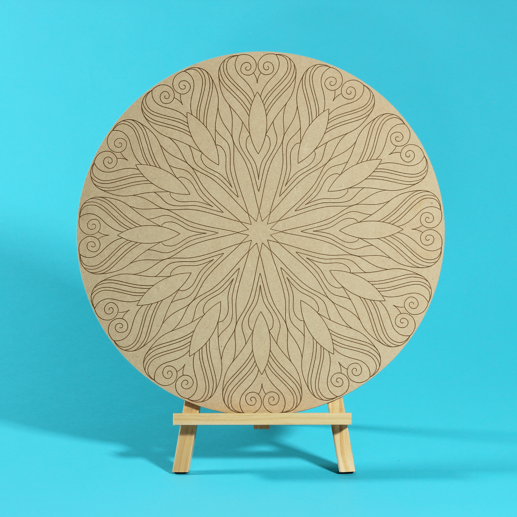 "Grace" Mandala Engraved Circle Art Board