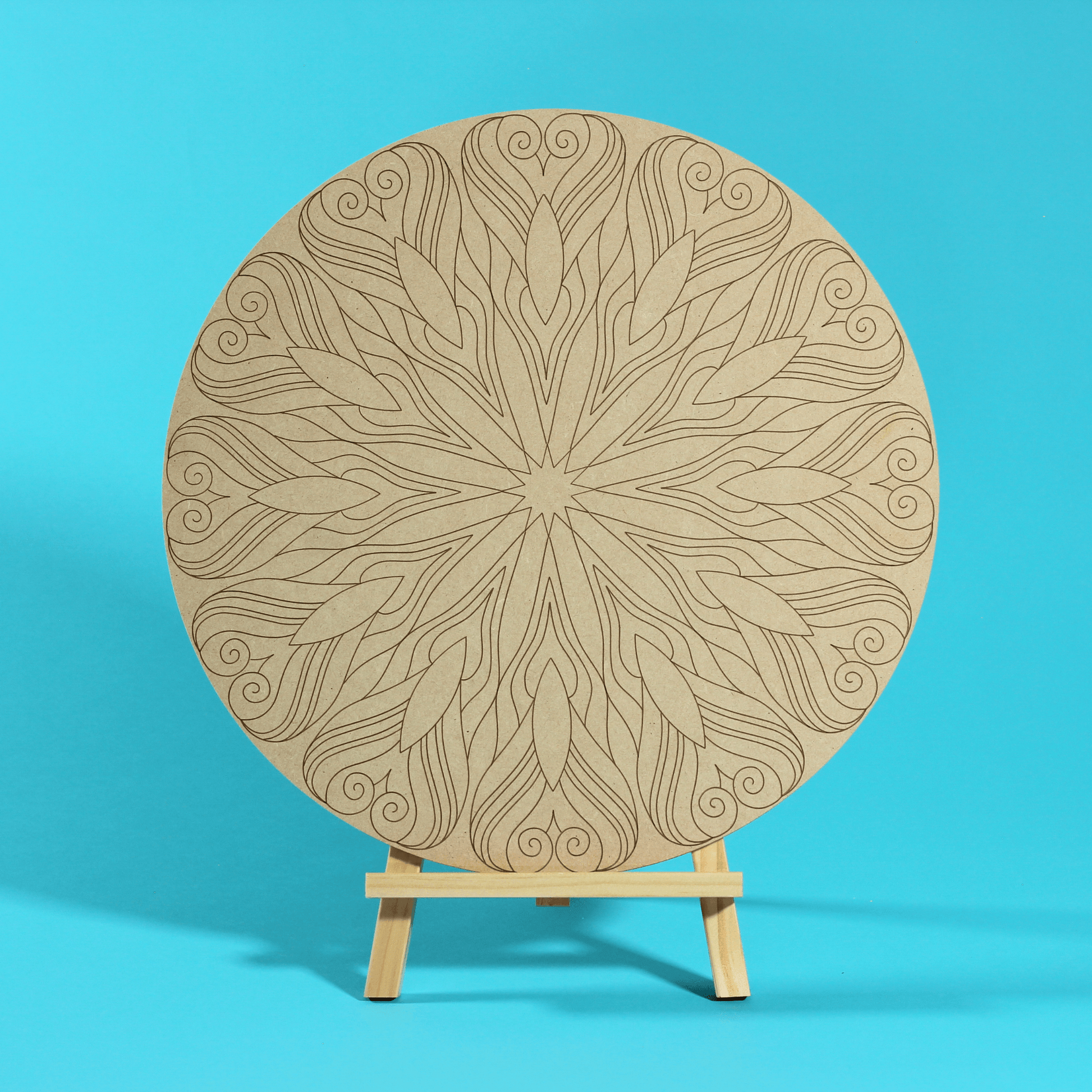 "Grace" Mandala Engraved Circle Art Board