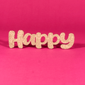 “Happy” Engraved MDF Art Board