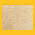 Happy Easter Engraved Board