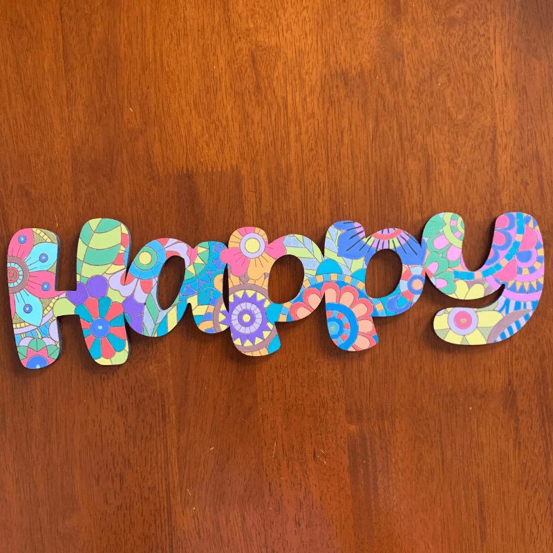 UGC photo for "Jolly Tangle" Christmas Engraved Circle Art Board