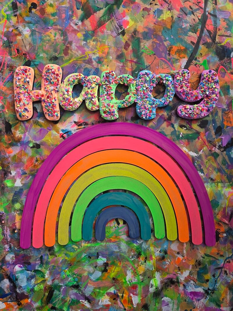 “Happy” Blank MDF Art Board