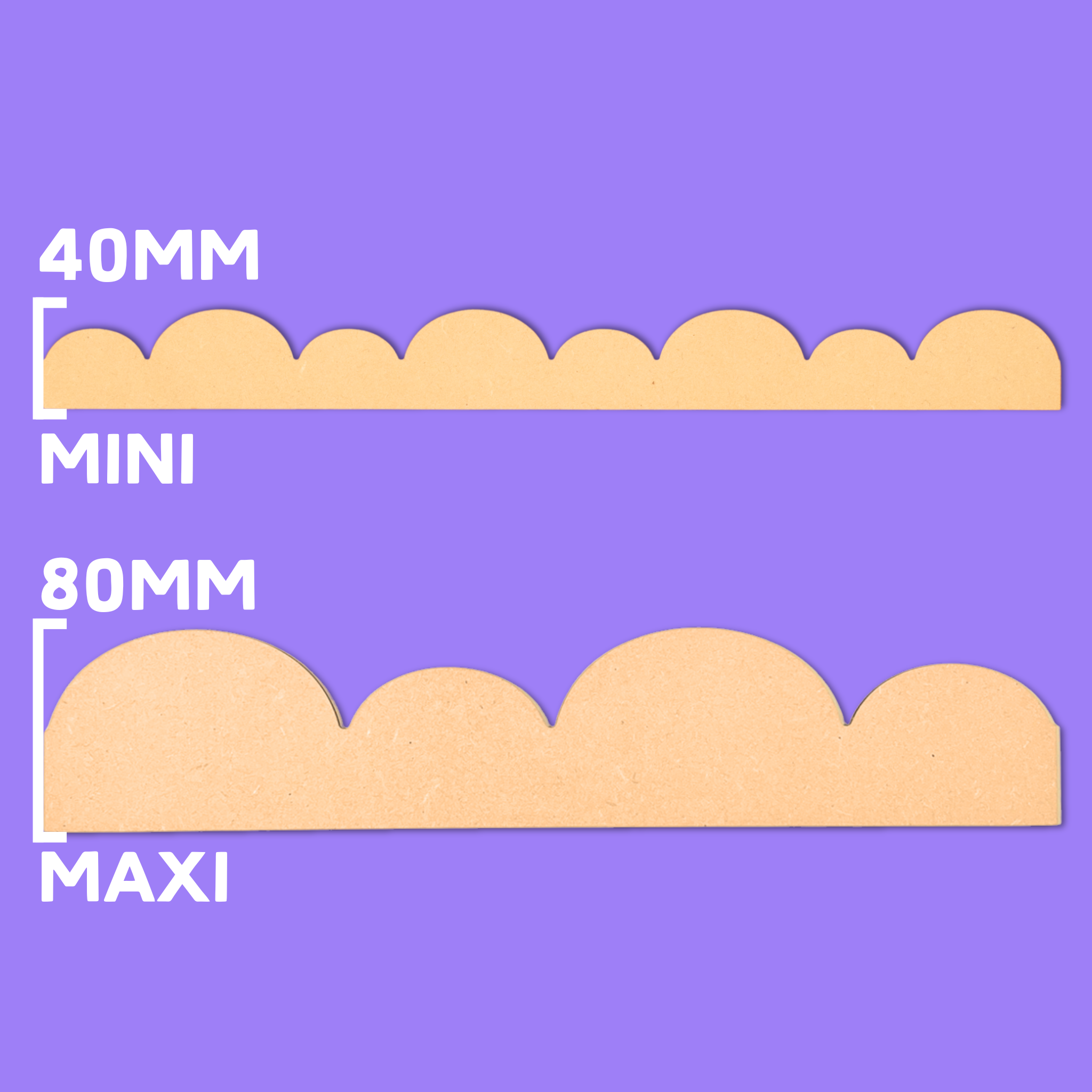 Sunny Steps Scallop Edging - 5 Pack