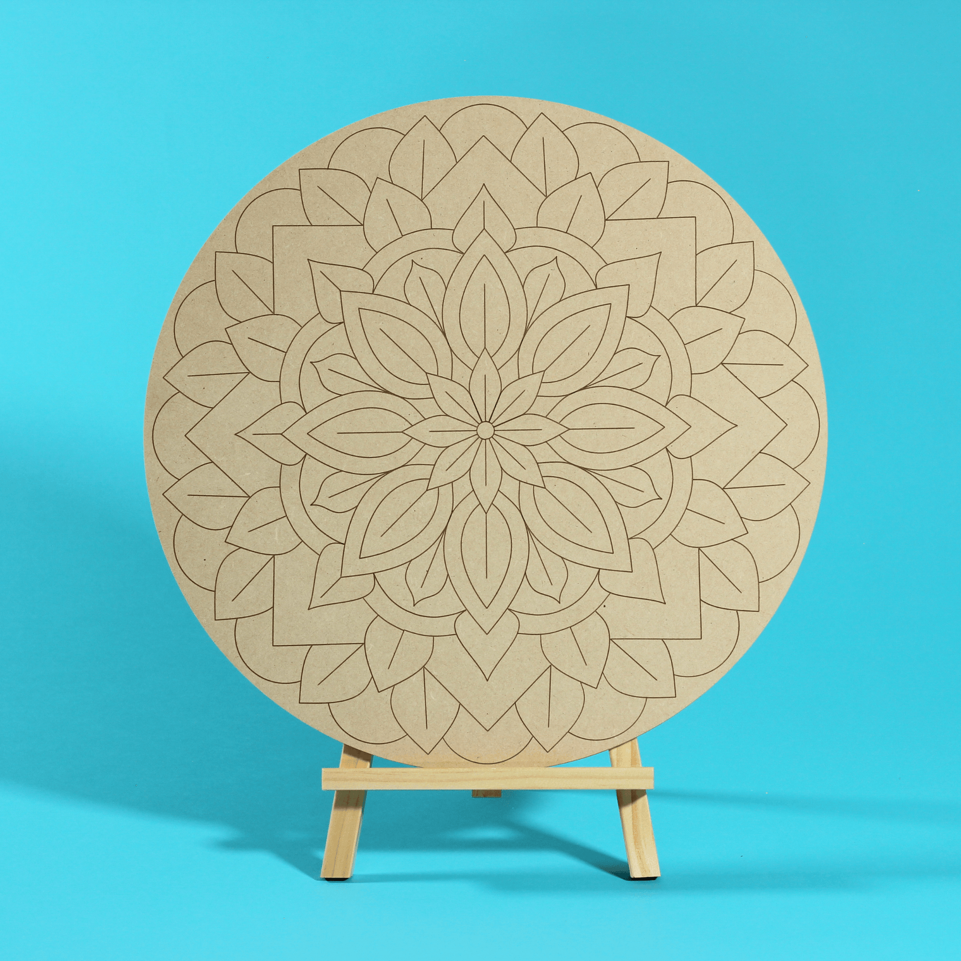 "Haven" Mandala Engraved Circle Art Board