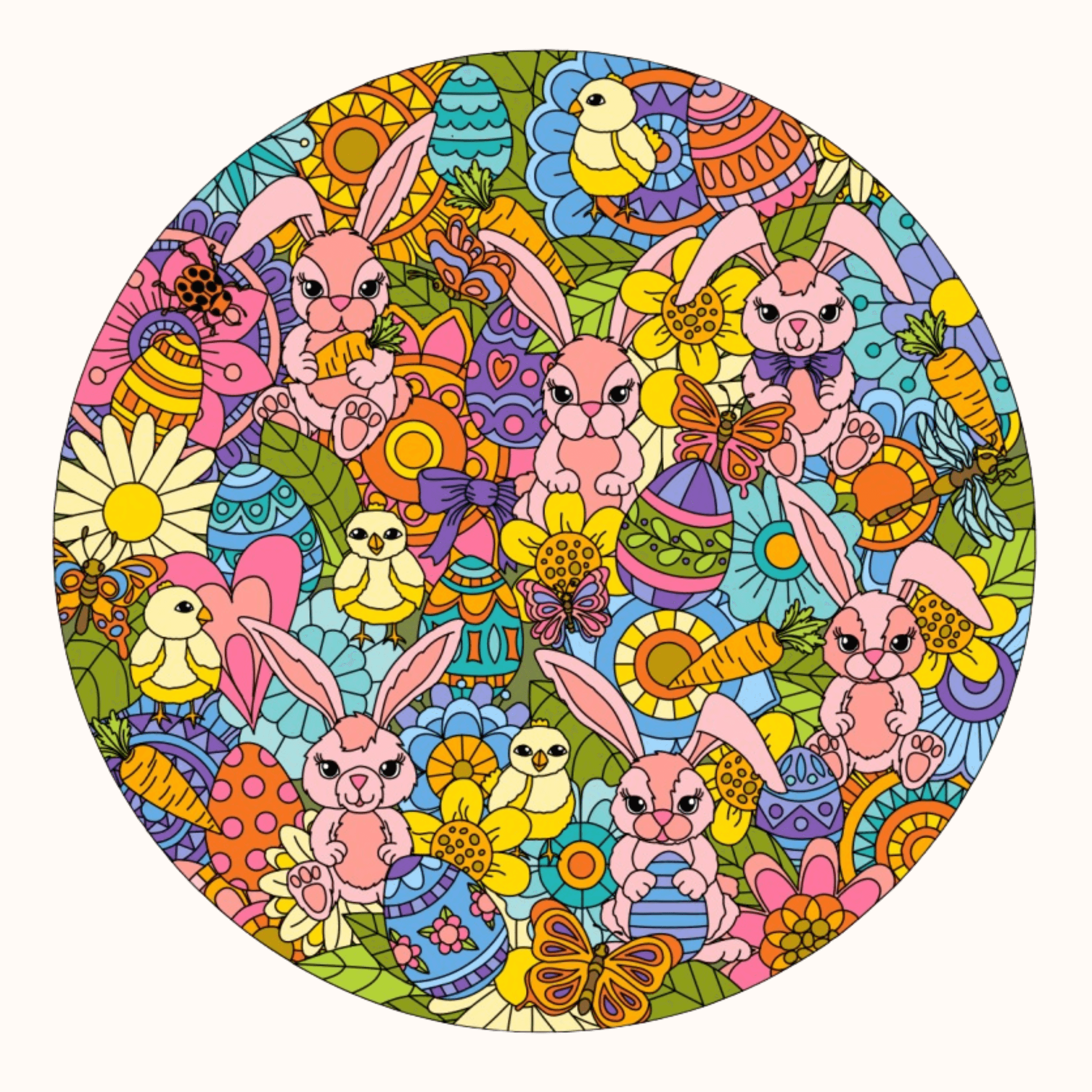 Hoppy Hollow Easter Engraved Art Board