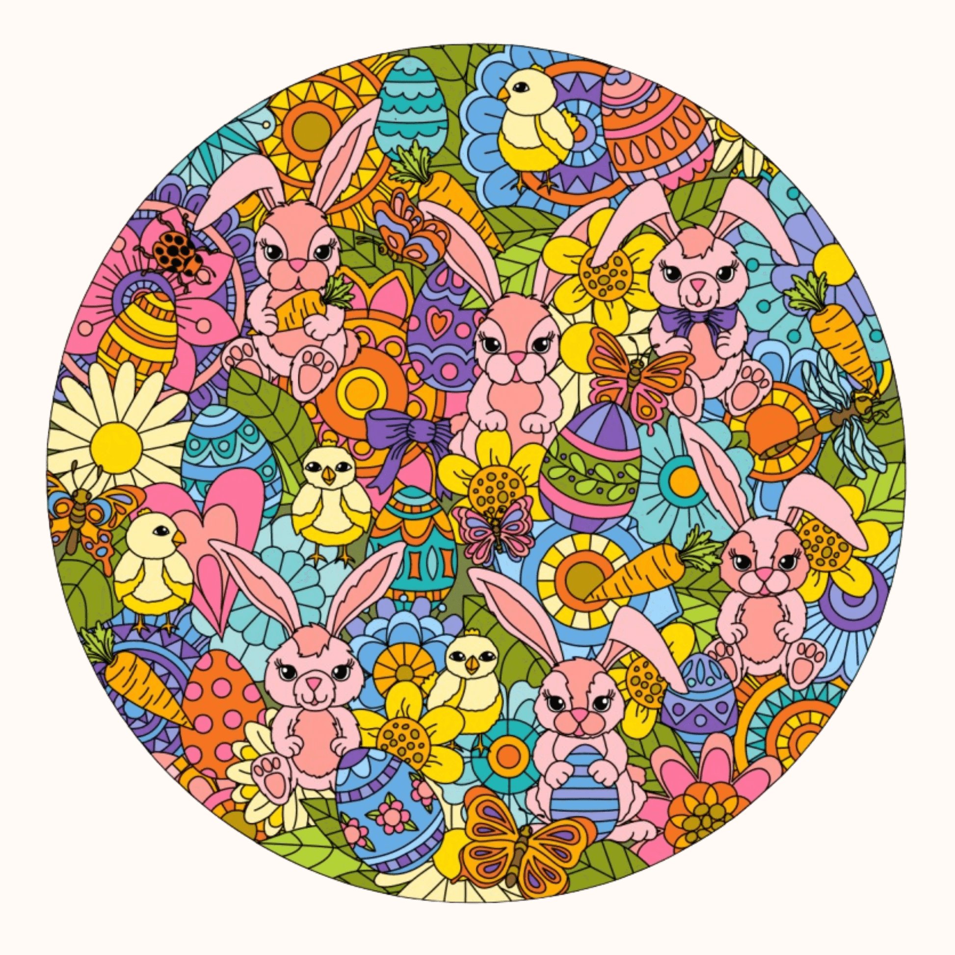 Hoppy Hollow Easter Engraved Art Board