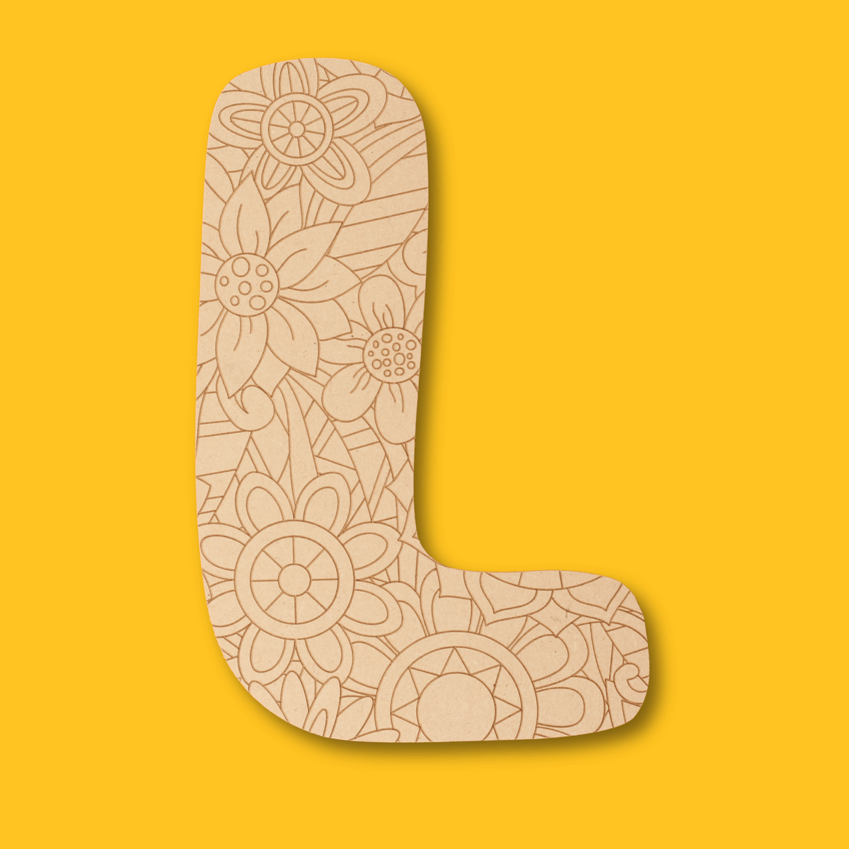 Statement Maker Letters & Numbers Engraved Art Board