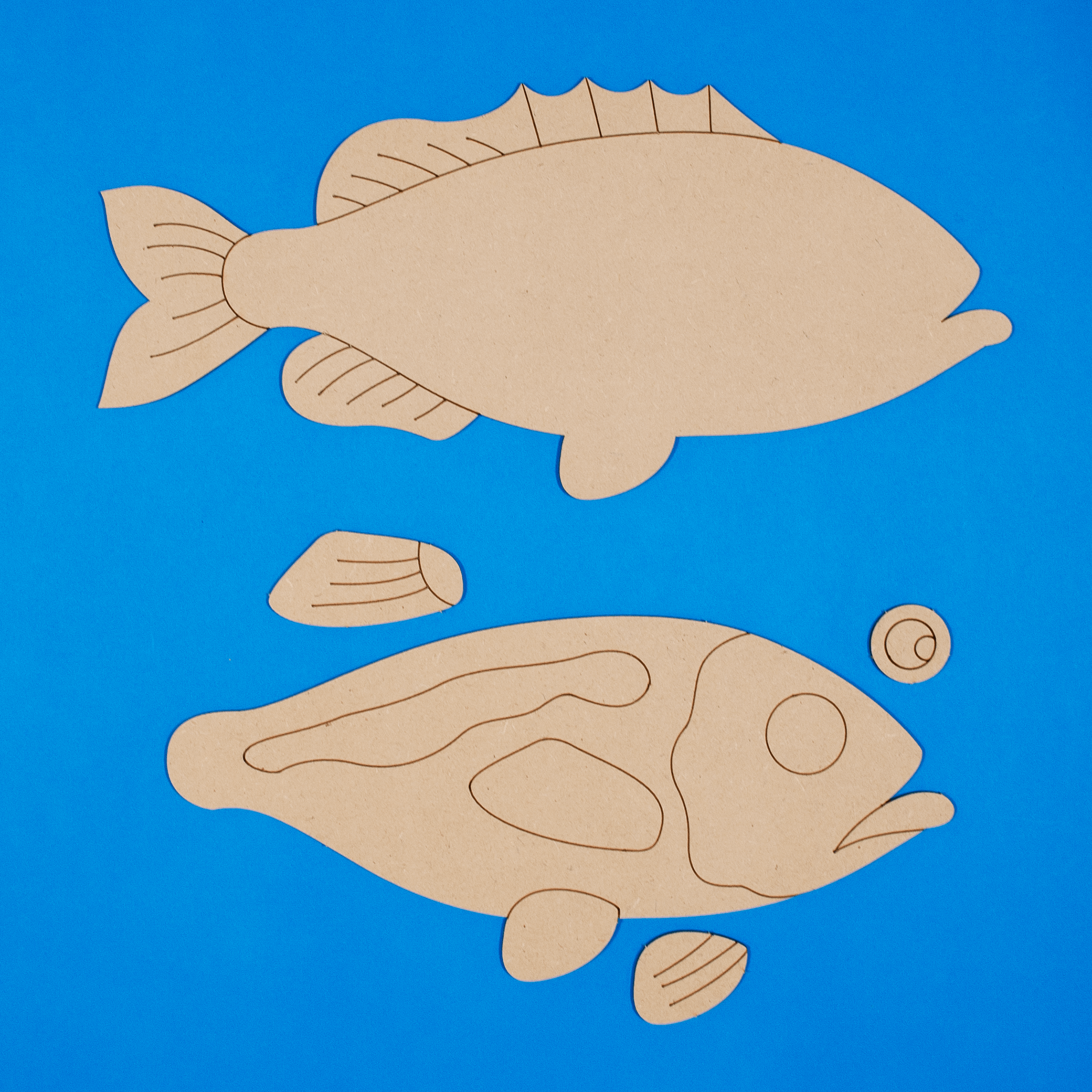 Swish Fish layered DIY Decor