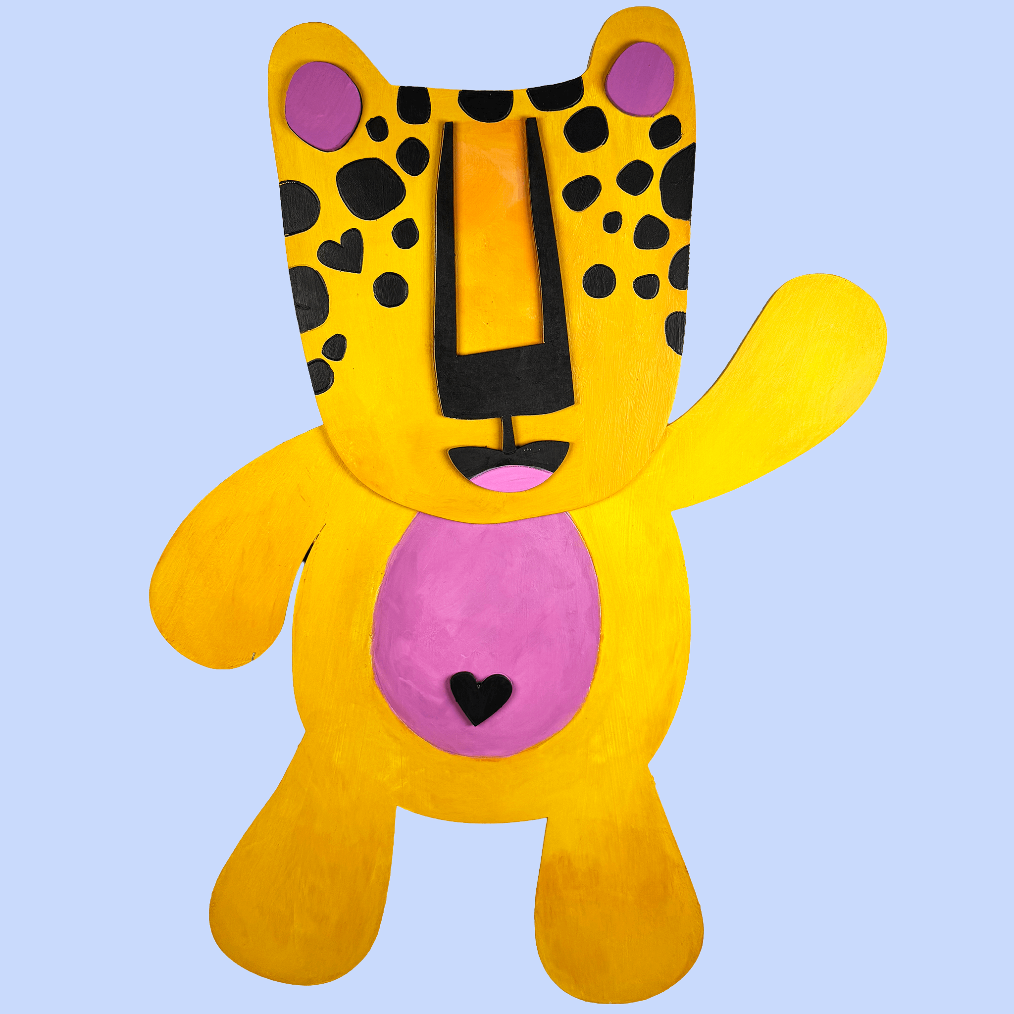 "Leo" the Leopard Kutopia Kin Layered DIY Decor