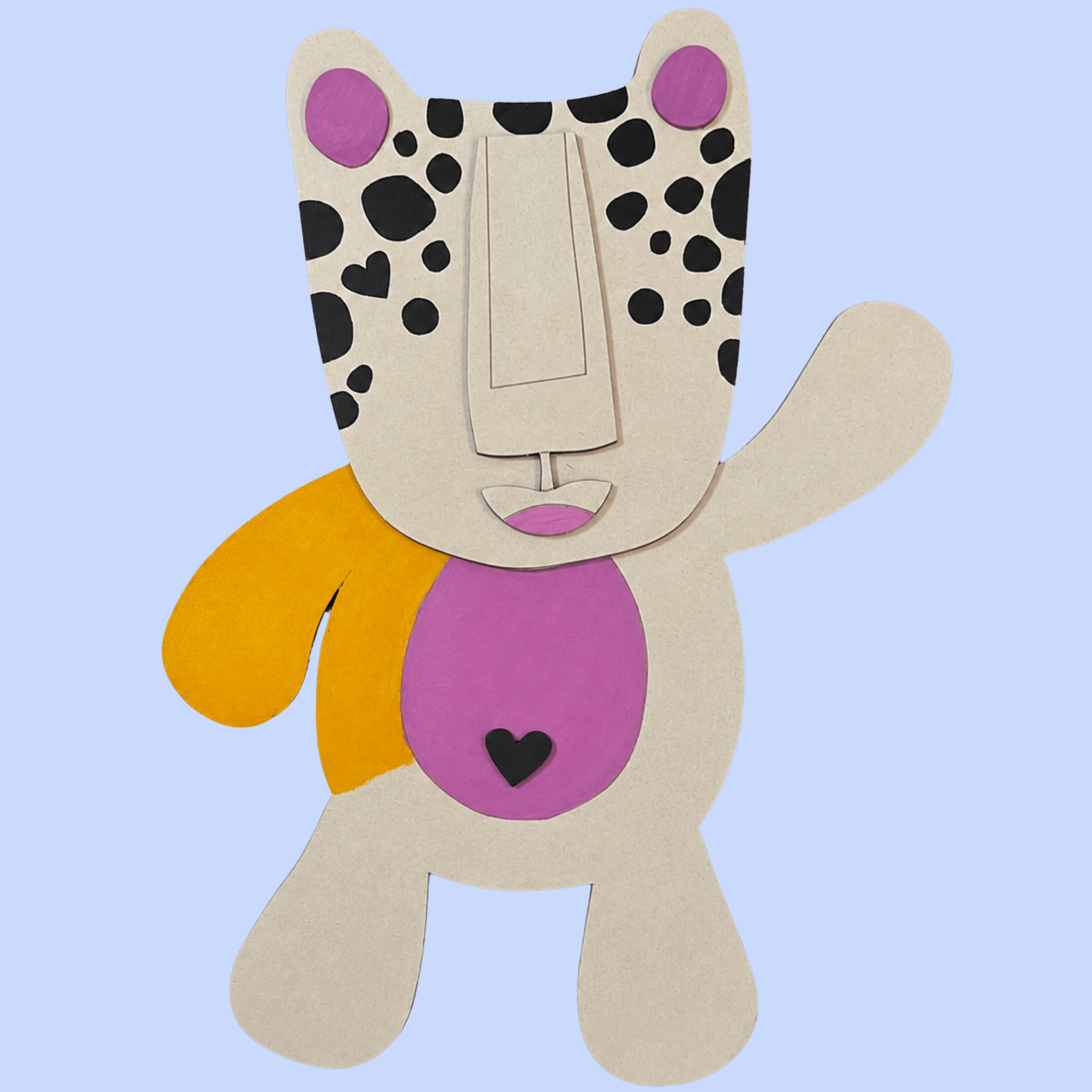 "Leo" the Leopard Kutopia Kin Layered DIY Decor