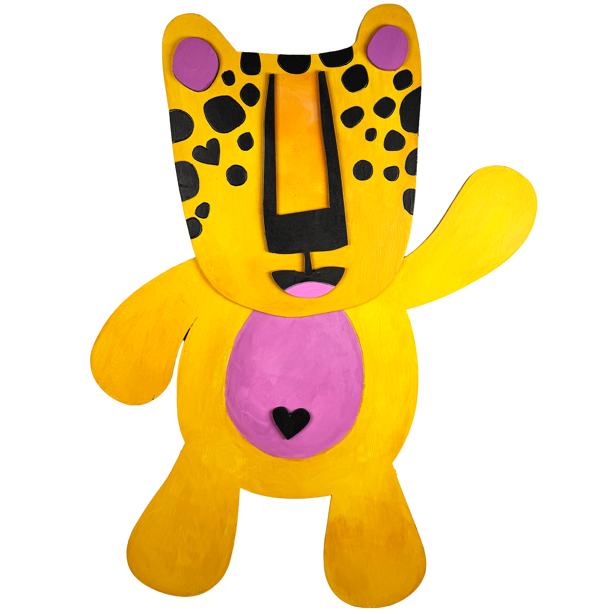 "Leo" the Leopard Kutopia Kin Layered DIY Decor