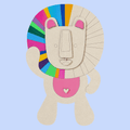"Luka" the Lion Kutopia Kin Layered DIY Decor