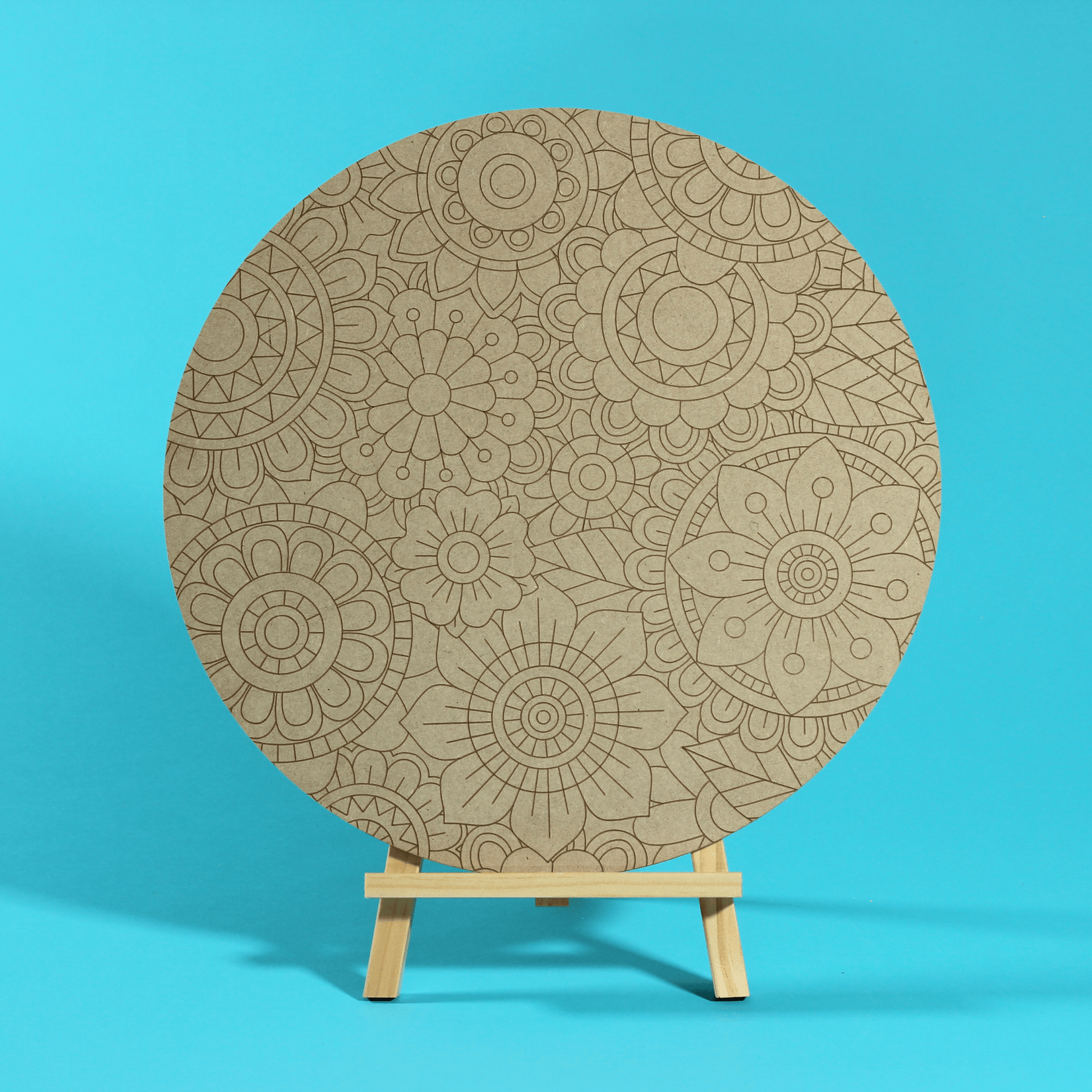 "Lush" Engraved Circle Art Board