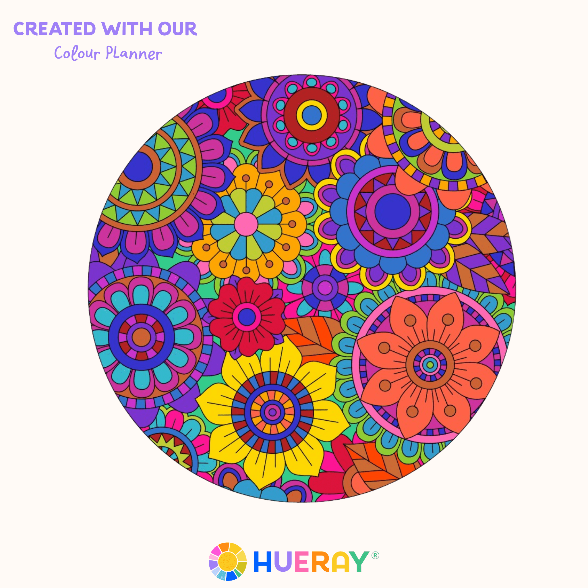 "Lush" Engraved Circle Art Board